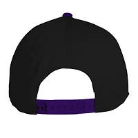 V110794 Nwstrn NT96 NCAA UAR FA25 City Noir Northwestern Collection SG Coton lavé Low Crown Flatbill HATMENSNP UC2341-NWCB
