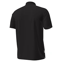 Polo Under Armour Performance Drive Chest Stripe noir pour homme des Wildcats du Nord-Ouest