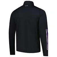 Men's Under Armour Black Northwestern Wildcats T2 Green Special Game Quarter-Zip Pullover