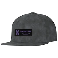 Men's Under Armour Charcoal Northwestern Wildcats Freedom Collection ArmourFuse Snapback Hat