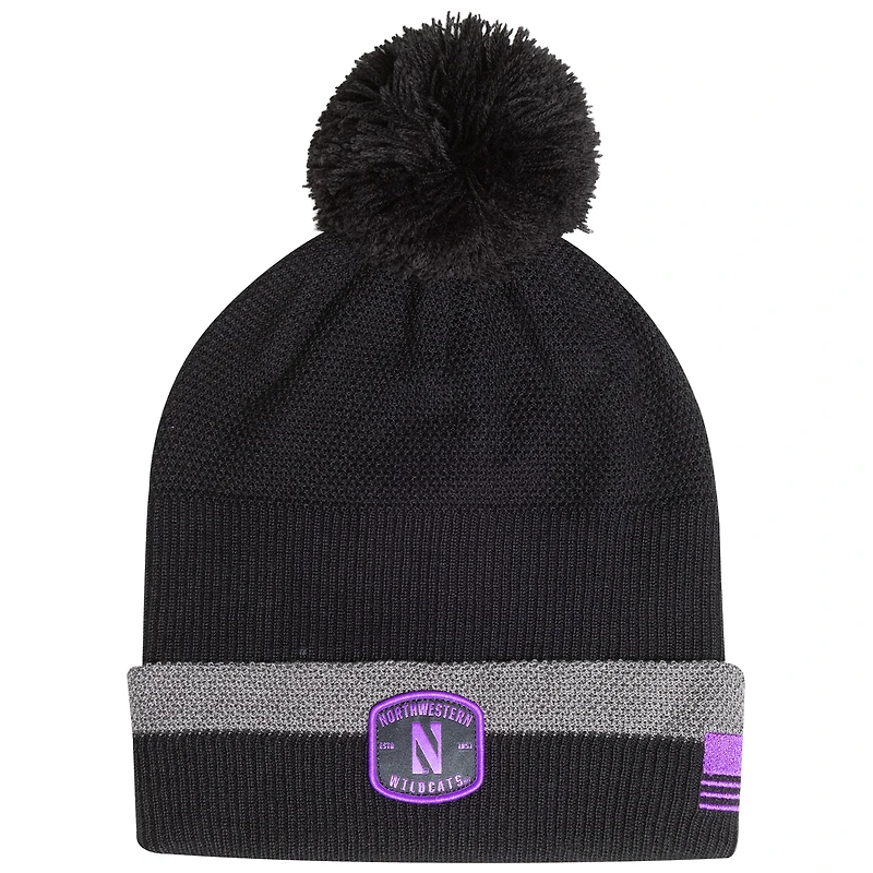 Bonnet à revers et pompon pour homme Under Armour Northwestern Wildcats Freedom Collection Anthracite