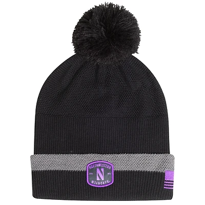 Bonnet à revers et pompon pour homme Under Armour Northwestern Wildcats Freedom Collection Anthracite