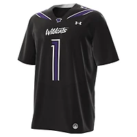 Men's Under Armour #1 Black Northwestern Wildcats Alternate Replica Football Jersey
