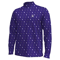Men's Under Armour  Purple Northwestern Wildcats Gameday Armourfuse Half-Zip Top