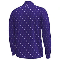Haut demi-zippé Armourfuse violet pour homme des Wildcats du Nord-Ouest Under Armour