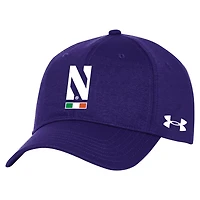 Men's Under Armour  Purple Northwestern Wildcats Ireland  Adjustable Hat 