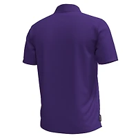 Polo de performance violet à rayures sur la poitrine pour hommes Under Armour Northwestern Wildcats Playoff