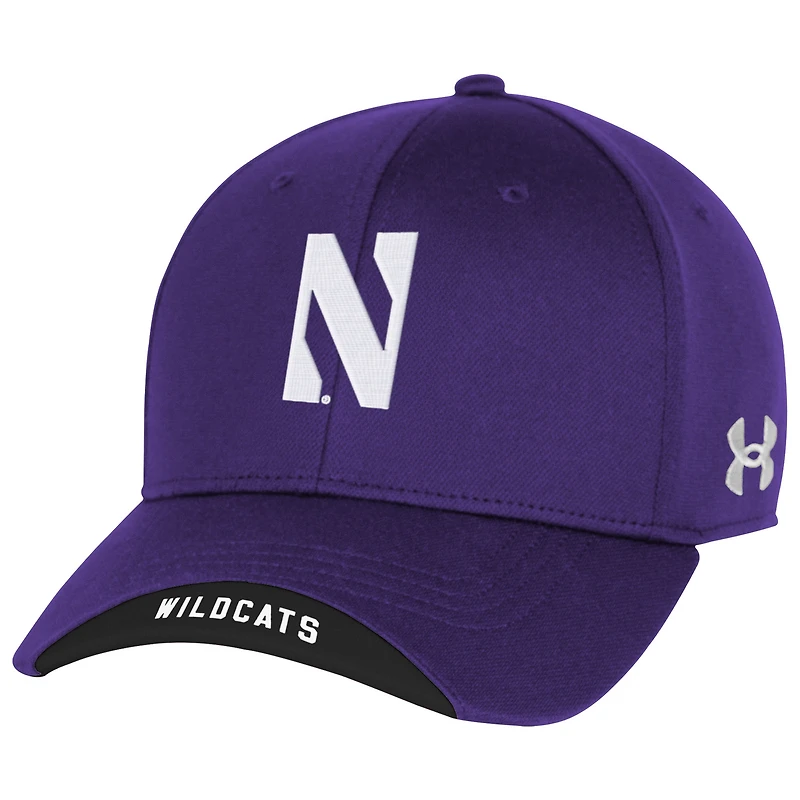Casquette ajustable Under Armour violette Northwestern Wildcats Sideline Blitzing Accent pour homme
