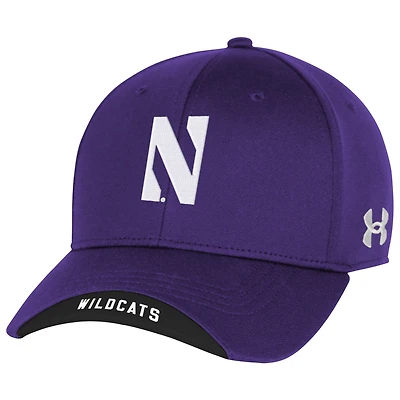 Casquette ajustable Under Armour violette Northwestern Wildcats Sideline Blitzing Accent pour homme
