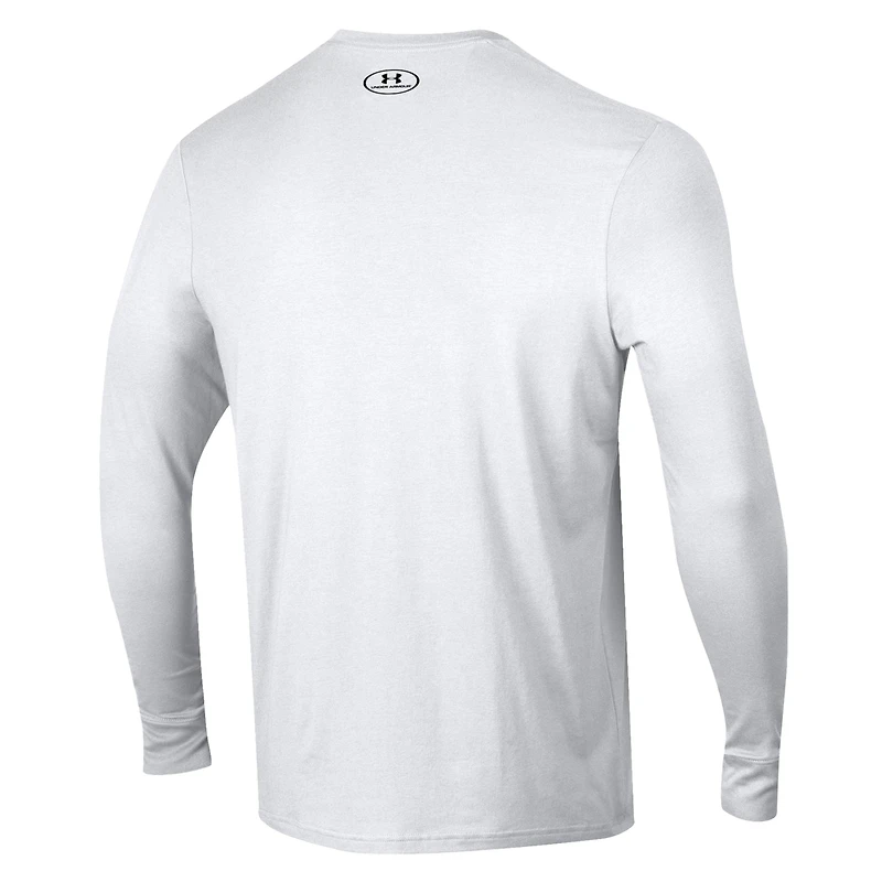 Men's Under Armour White Northwestern Wildcats City Performance Long Sleeve T-Shirt