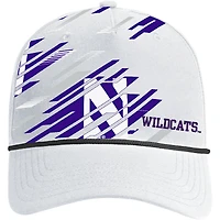 Casquette ajustable Under Armour blanche Northwestern Wildcats College Essentials Driver Rope Iso-Chill pour homme
