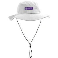 Chapeau bob Under Armour blanc Northwestern Wildcats Performance Boonie pour hommes
