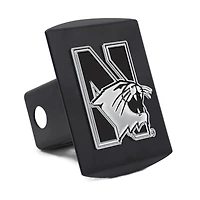 Housse d'attelage WinCraft Northwestern Wildcats Premium en métal chromé avec logo
