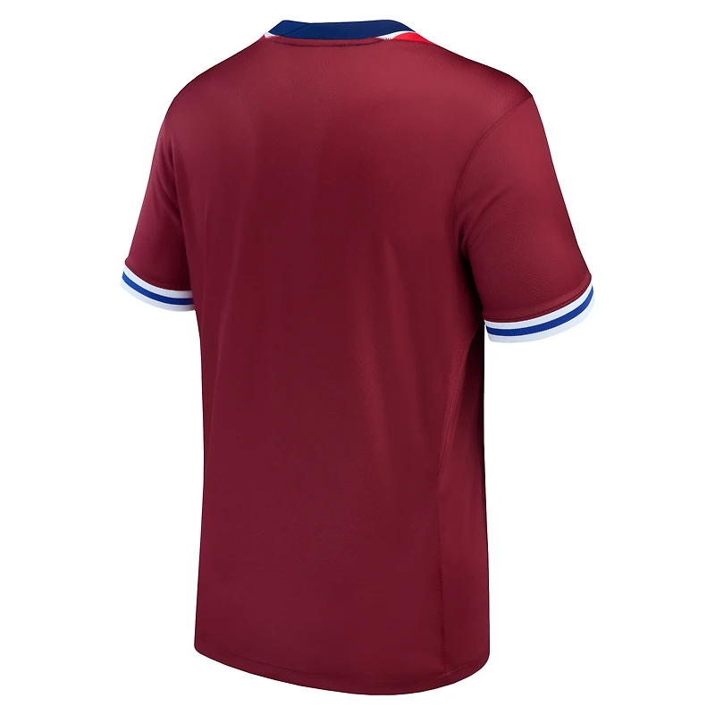 Maillot vierge Nike rouge de l'équipe nationale Norvège 2024 pour homme