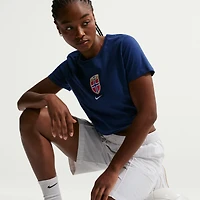 Women's Nike Blue Norway National Team Crest T-Shirt