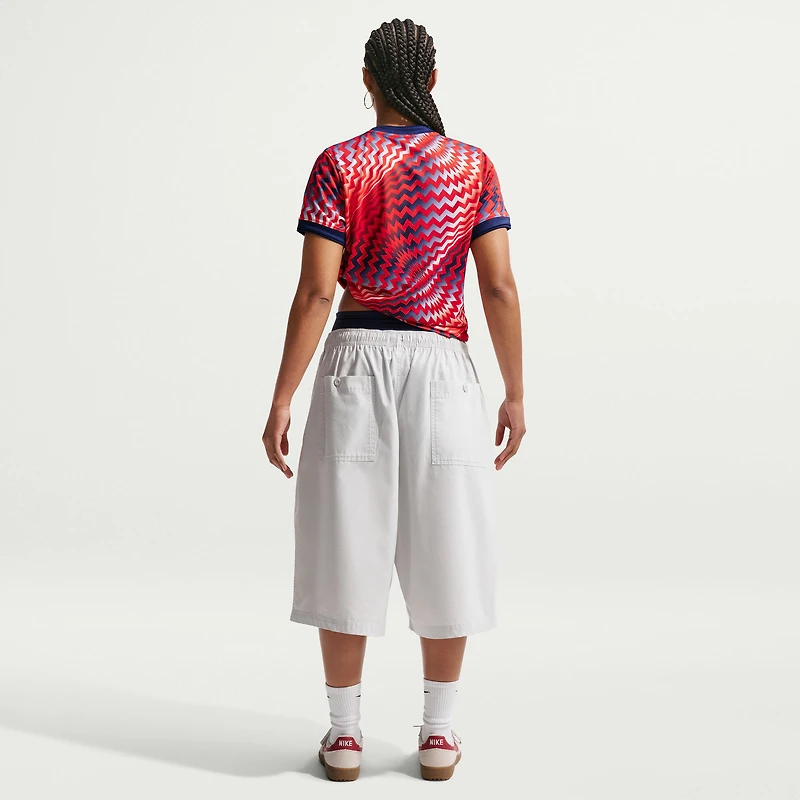 Maillot d'avant-match Nike rouge féminin de l'équipe nationale Norvège 2026