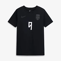 Youth Nike Erling Haaland Black Norway National Team Name & Number T-Shirt
