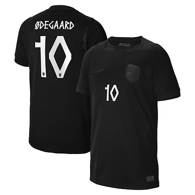 Maillot domicile réplique Nike Martin Ødegaard rouge de l'équipe nationale Norvège 2026 pour jeunes