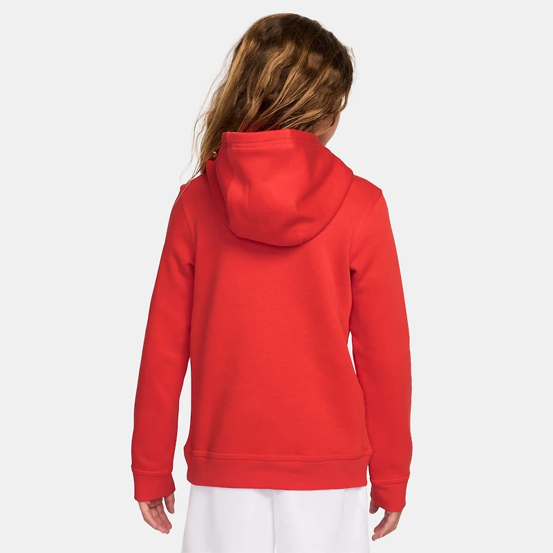 Sweat à capuche Nike rouge pour jeunes, équipe nationale de Norvège