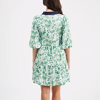 Smith & Quinn Green Notre Dame Fighting Irish Tory Tiered Dress