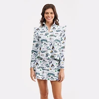 Haut à fermeture éclair quart de tour Grayson Tailgate Notre Dame Fighting Irish Smith & Quinn