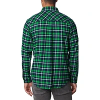 Columbia  Green Notre Dame Fighting Irish Flare Gun Flannel Long Sleeve Shirt