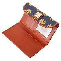 Pochette continentale Dooney & Bourke Notre Dame Fighting Irish Signature