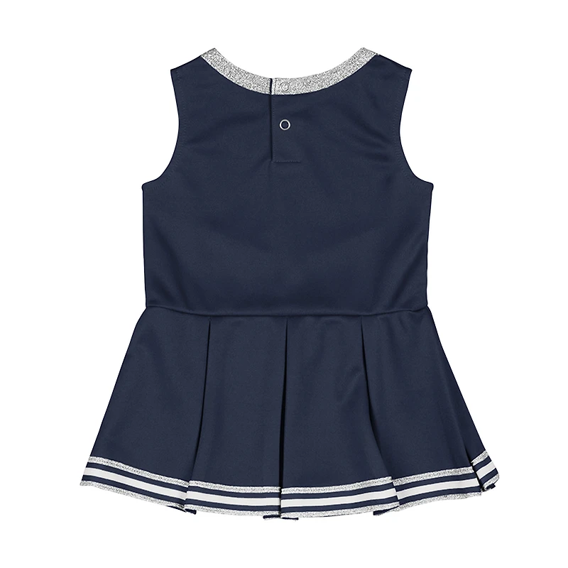 Robe de cheerleading Lollipop Park pour filles, bleu marine, du Colisée Notre Dame Fighting Irish