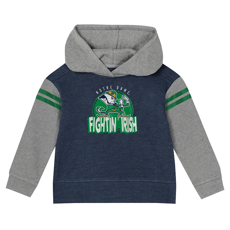 Girls Infant Navy Notre Dame Fighting Irish Clubhouse Pullover Hoodie & Legging Set