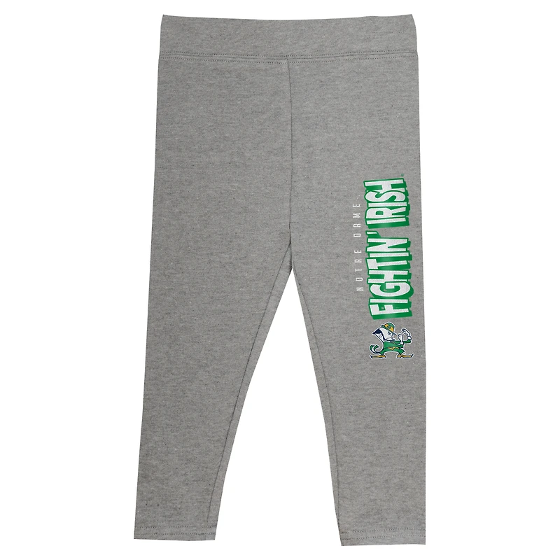 Girls Infant Navy Notre Dame Fighting Irish Clubhouse Pullover Hoodie & Legging Set