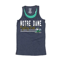 Débardeur dos nageur Wes & Willy Navy Notre Dame Fighting Irish pour filles (maternelle)