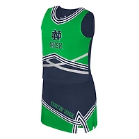 Ensemble deux pièces pour jeunes filles du Colisée Navy de Notre Dame Fighting Irish Lollipop Park Cheer