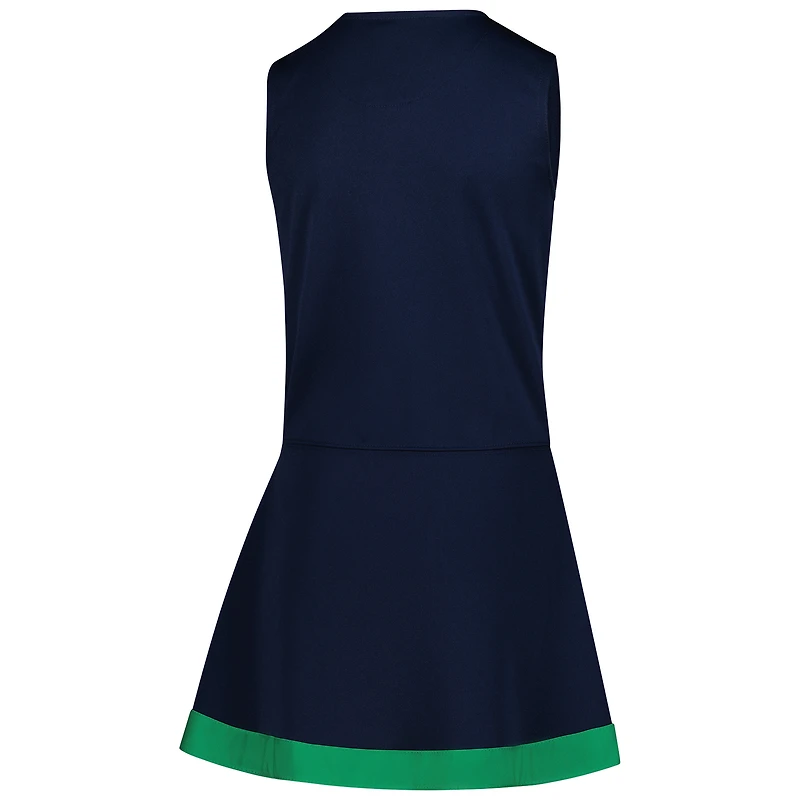 Girls Youth Navy Notre Dame Fighting Irish Cheer Captain Jumper Dress