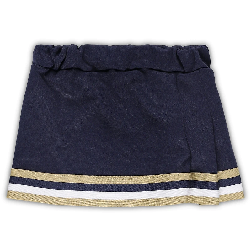 LIT ND NAVY E102 JEUNES FILLES DEUX PIÈCES CHEER SET KIDYTHCHR