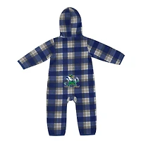 Infant Colosseum Navy/Grey Notre Dame Fighting Irish Farays Plaid Full-Zip Hoodie Jumper