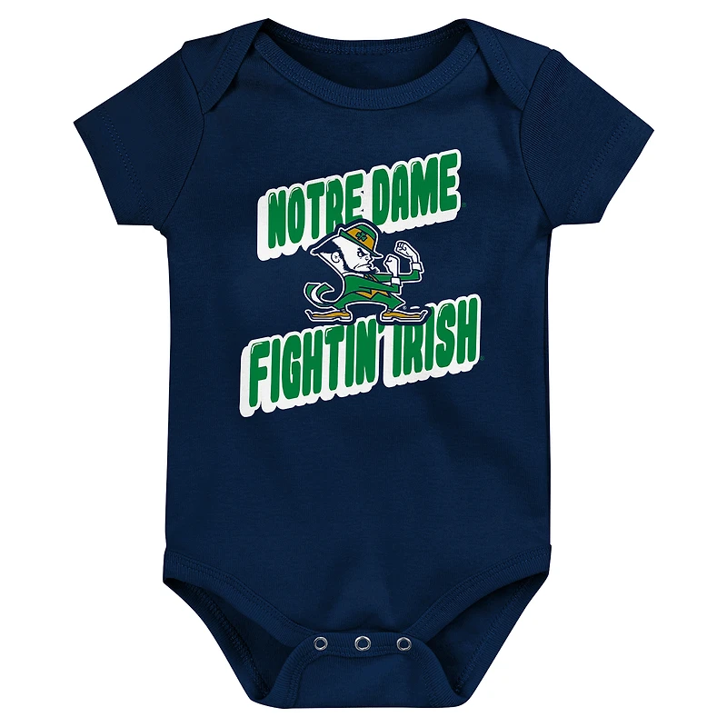 Infant Notre Dame Fighting Irish Sunday Comics 3-Pack Bodysuit Set