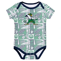 Lot de 3 bodies pour bébé Notre Dame Fighting Irish Sunday Comics