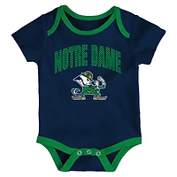 Infant Outerstuff Notre Dame Fighting Irish All Day Play Three-Piece Bodysuit Set