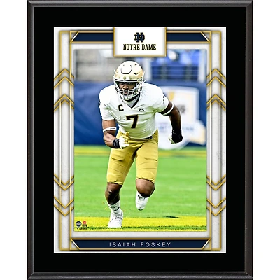Isaiah Foskey Notre Dame Fighting Irish 10.5" x 13" Sublimated Player Plaque