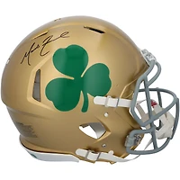 Casque authentique Riddell Shamrock Speed ​​autographié par Marcus Freeman des Fighting Irish de Notre Dame