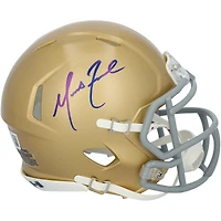Casque Riddell Speed ​​Mini autographié par Marcus Freeman des Fighting Irish de Notre Dame