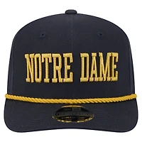 Men's New Era  Navy Notre Dame Fighting Irish 9SEVENTY Stretch-Snap Adjustable Hat