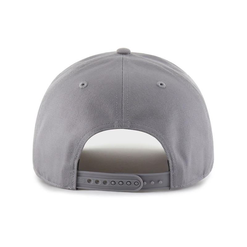 Casquette ajustable grise « 47 » pour homme, style Notre Dame Fighting Irish, style contemporain Basics, avec nœud en corde