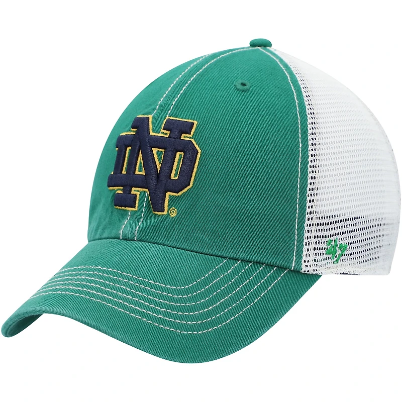 Casquette trucker snapback verte Notre Dame Fighting Irish « 47 » pour homme