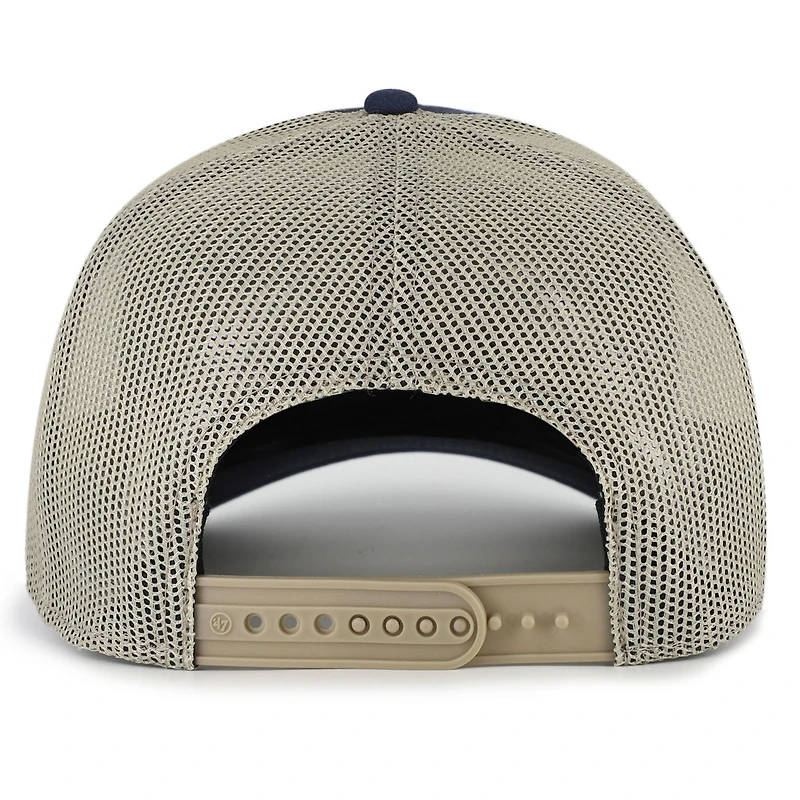 Casquette camionneur ajustable bleu marine « 47 » pour homme, motif Fighting Irish de Notre Dame