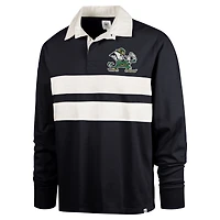 Polo de rugby à manches longues Clubhouse Knox Thames '47 bleu marine pour homme Notre Dame Fighting Irish