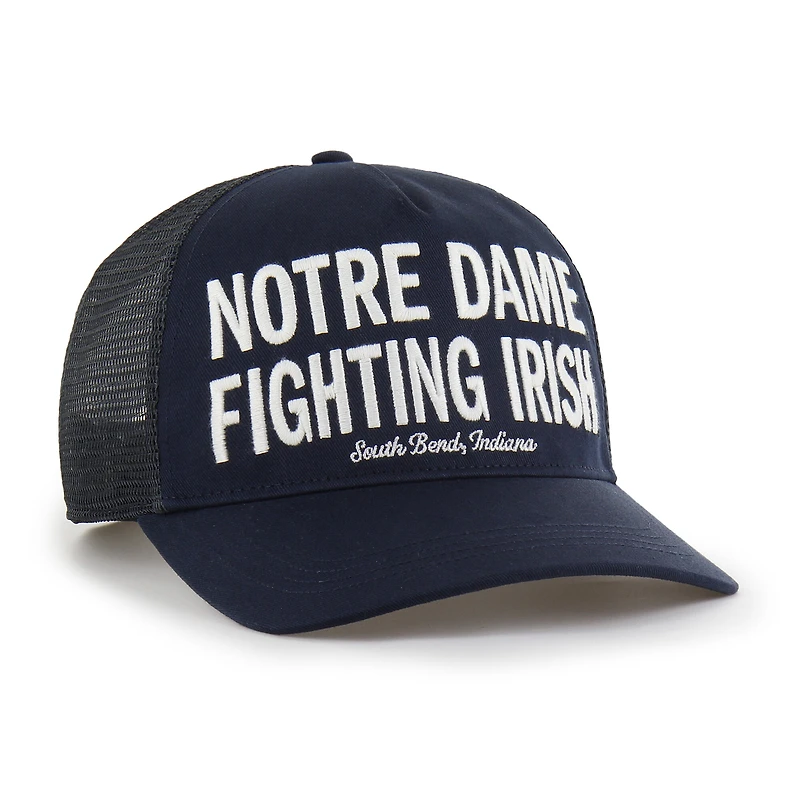Men's '47 Navy Notre Dame Fighting Irish Contemporary Hitch Trucker Adjustable Hat