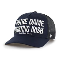 Casquette trucker ajustable contemporaine Notre Dame Fighting Irish bleu marine « 47 » pour homme