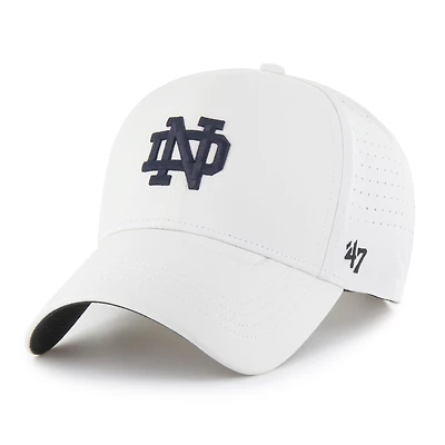 Men's '47 White Notre Dame Fighting Irish Forward Vent MVP Adjustable Hat