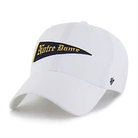 Men's '47  White Notre Dame Fighting Irish Vault Clean Up Adjustable Hat